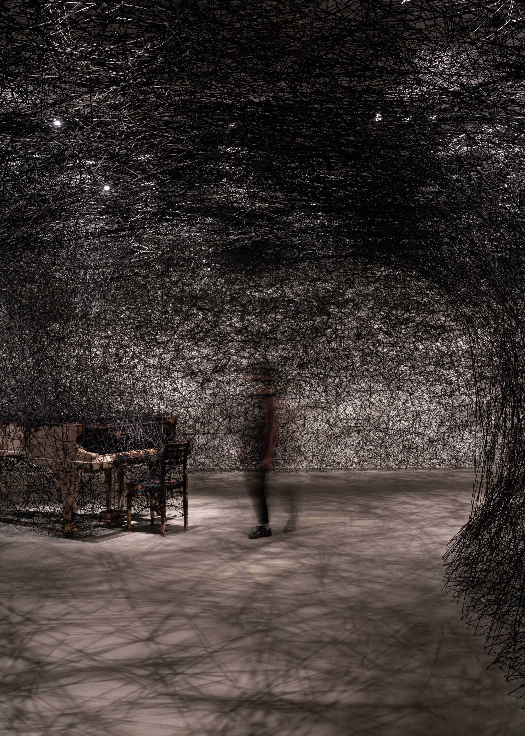 Chiharu Shiota interview by Creative Director Francesca Melchior for SHOT Magazine Issue 17. In Silence, Installation
